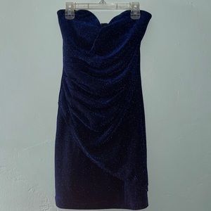 Forever 21 Blue Sparkle Dress Size Small